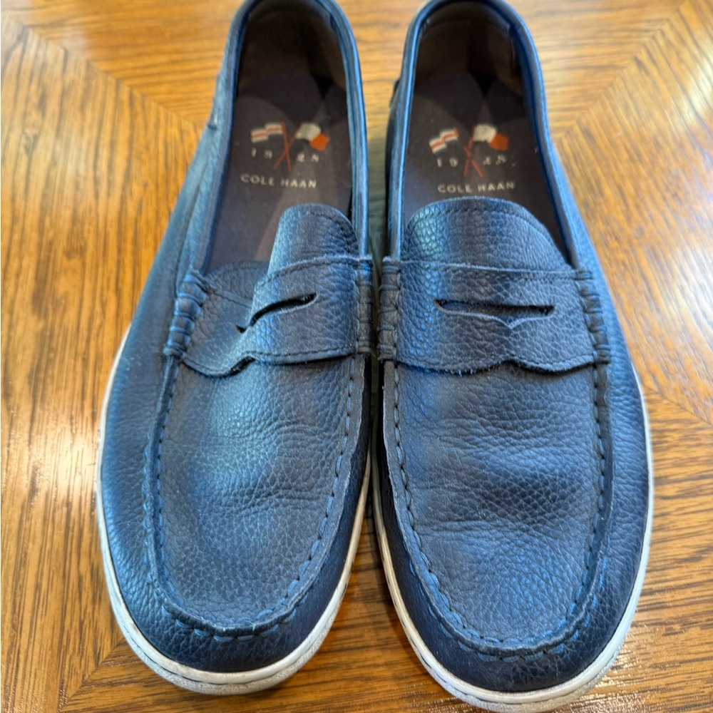 Cole Haan Men's Navy Slip-On Loafers